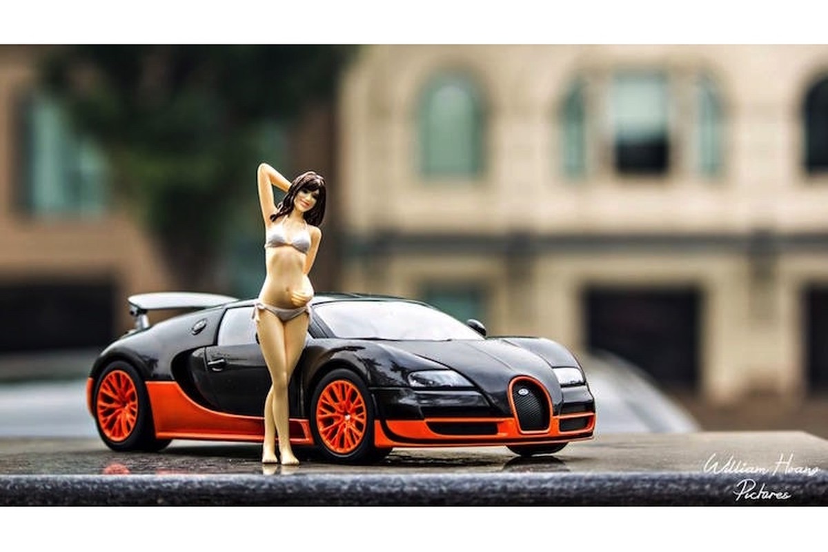 Sieu xe Bugatti Veyron do dang ben 