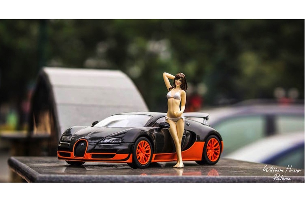 Sieu xe Bugatti Veyron do dang ben 