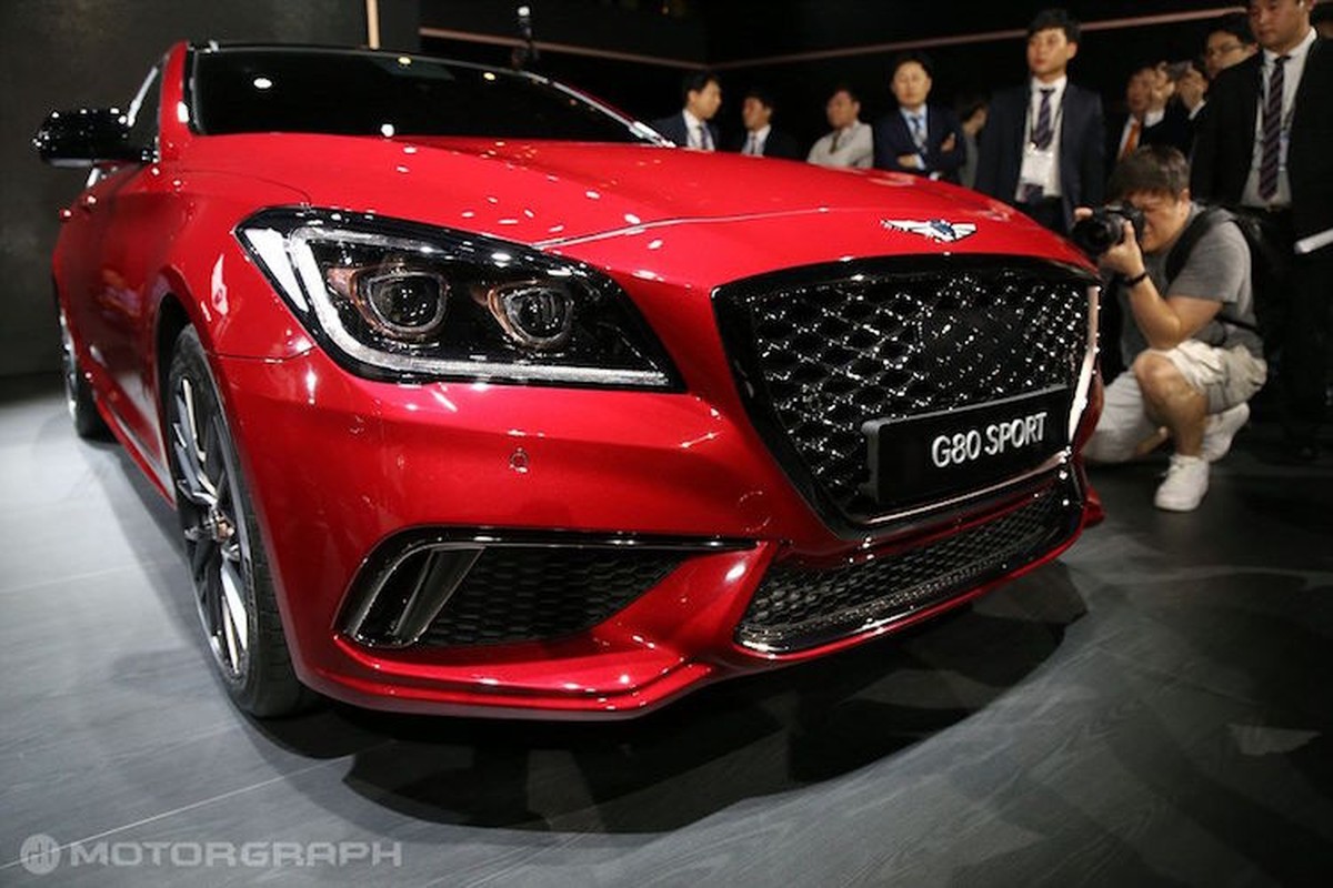 Hyundai Genesis G80 Sport dau tien tren The gioi-Hinh-7