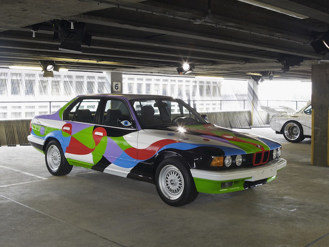 Dan xe BMW son nghe thuat Art Car 