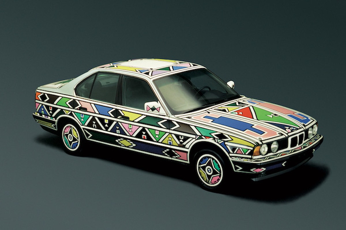 Dan xe BMW son nghe thuat Art Car 