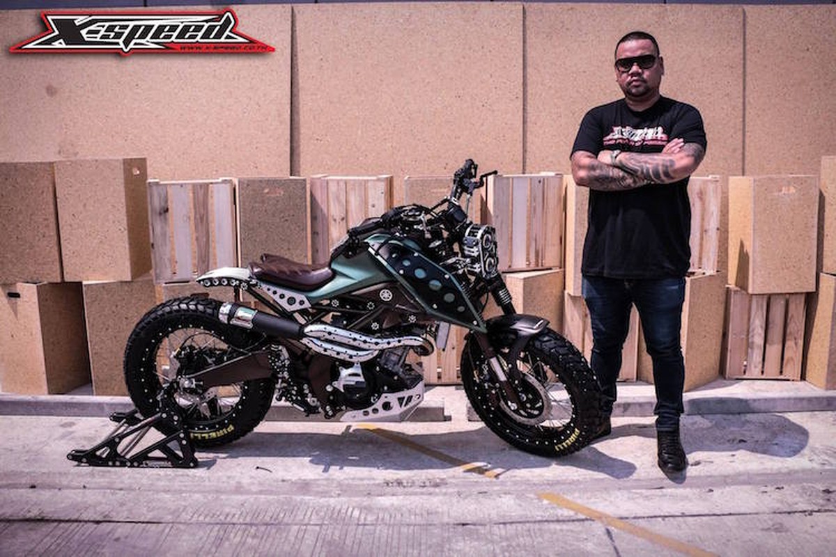 Yamaha M-Slaz hoa than “quai thu” scrambler sieu doc