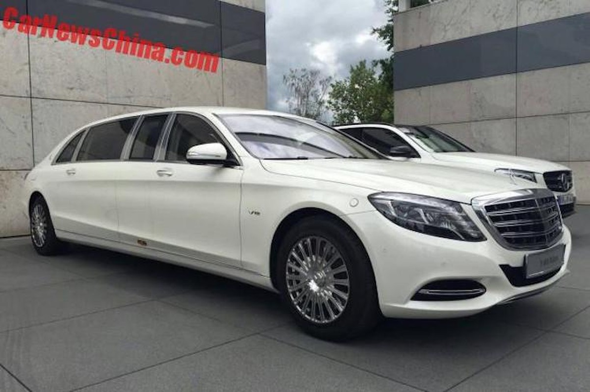 Sieu xe sang Mercedes-Maybach S600 Pullman lo dien