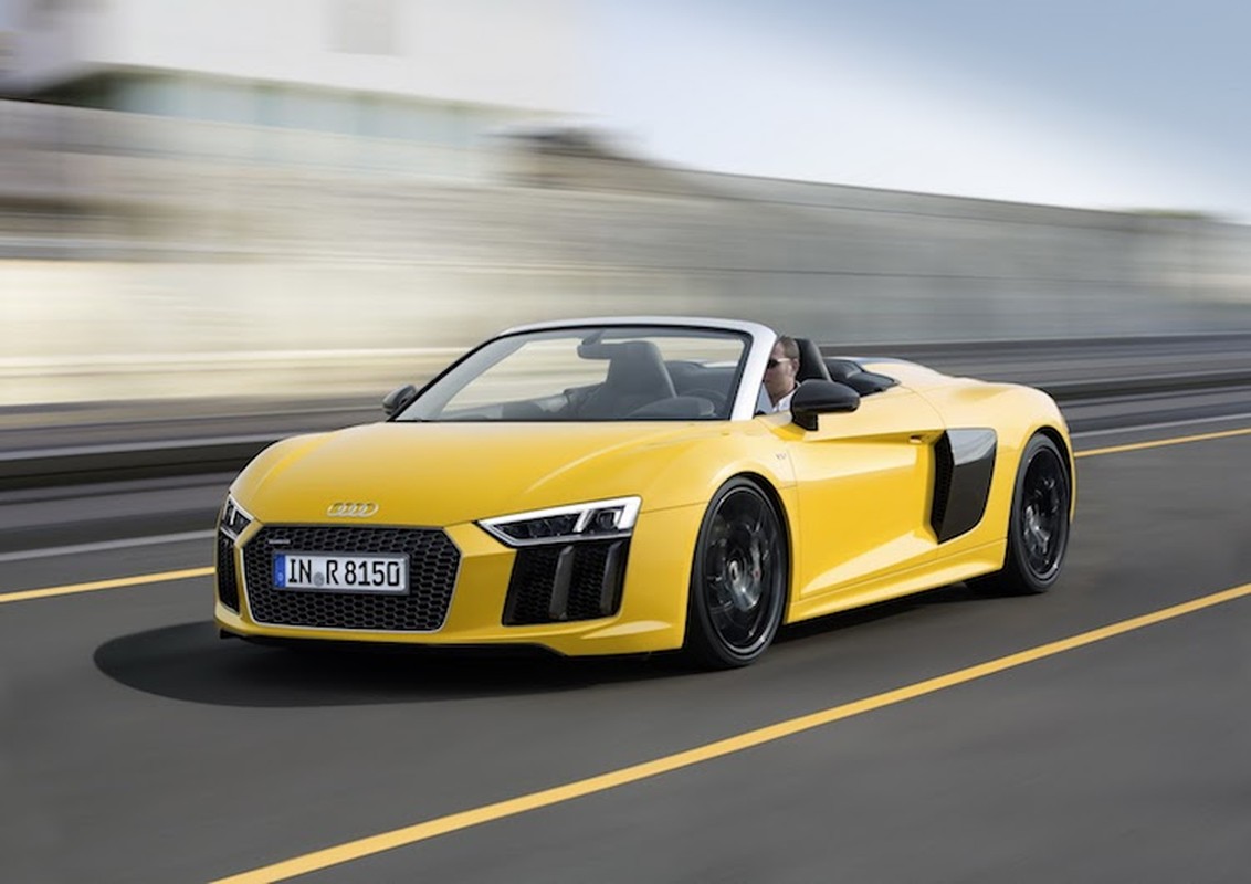 Sieu xe Audi R8 mui tran 