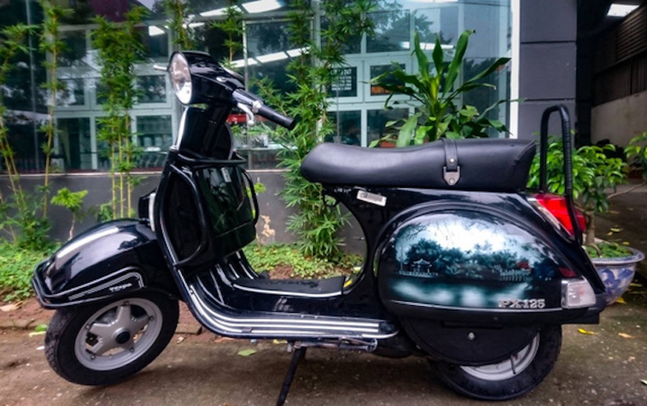 Piaggio Vespa PX125 hoa thanh buc tranh 