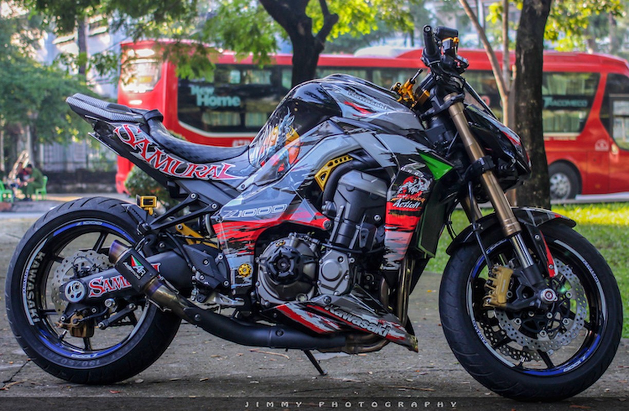 Kawasaki Z1000 “full kieng” phong cach Samurai tai Viet Nam