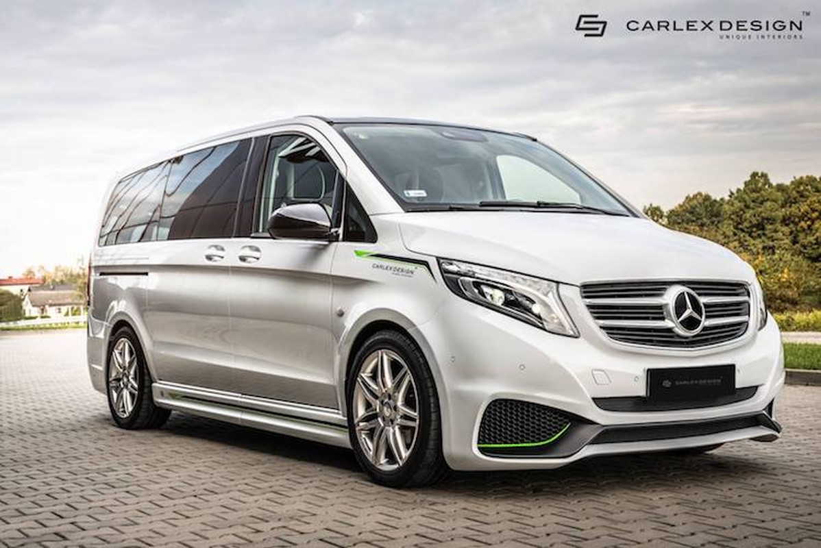 Minivan Mercedes V-Class “sang chanh” voi ban do Carlex