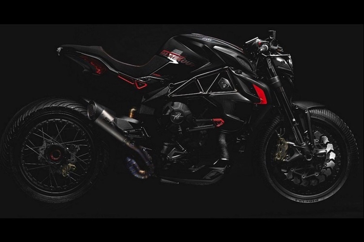 Moto MV Agusta Dragster 800 Blackout cafe racer sieu doc-Hinh-6