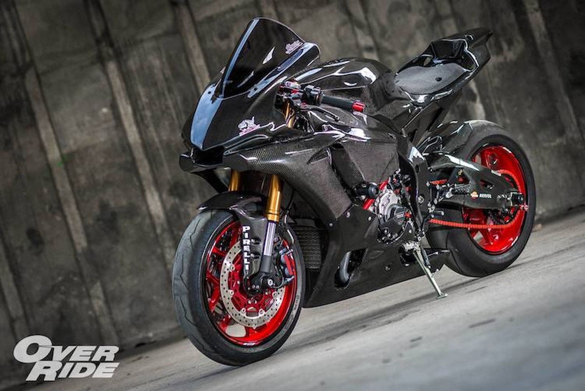 Sieu moto Yamaha R1 2015 do full carbon “sieu khung”-Hinh-3