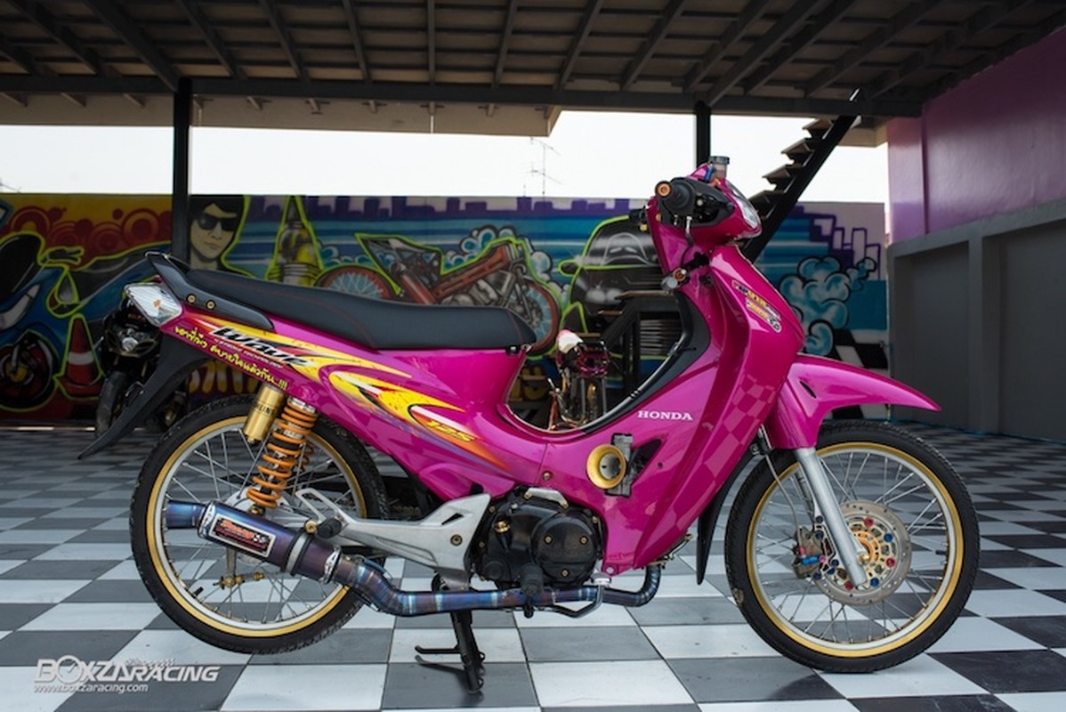 Honda Wave 125 do kieng mau 