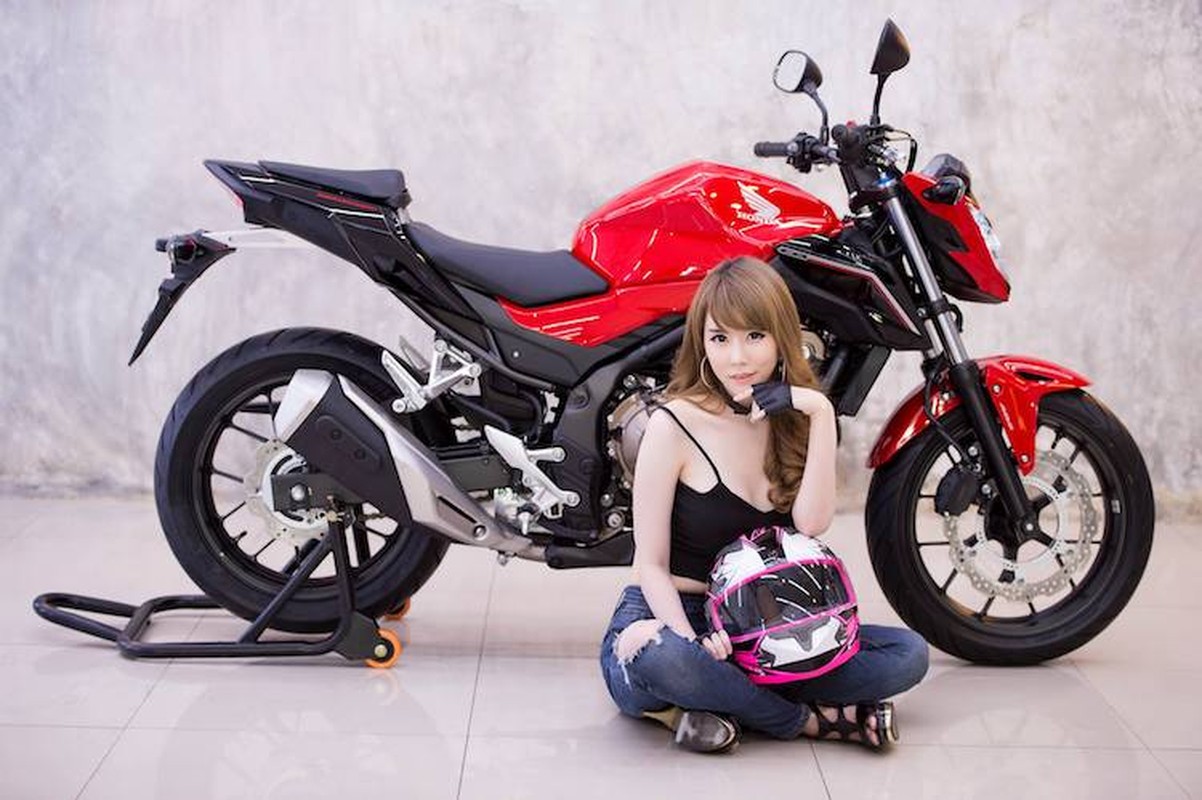 Hotgirl “tha dang” ben Honda CB500F gia 139 trieu-Hinh-8
