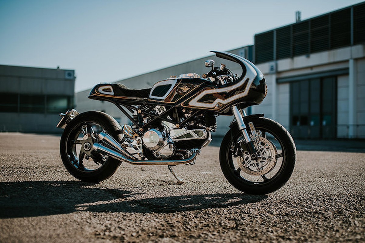 Ducati Monster “lot xac” voi ban do cafe racer cuc chat-Hinh-2