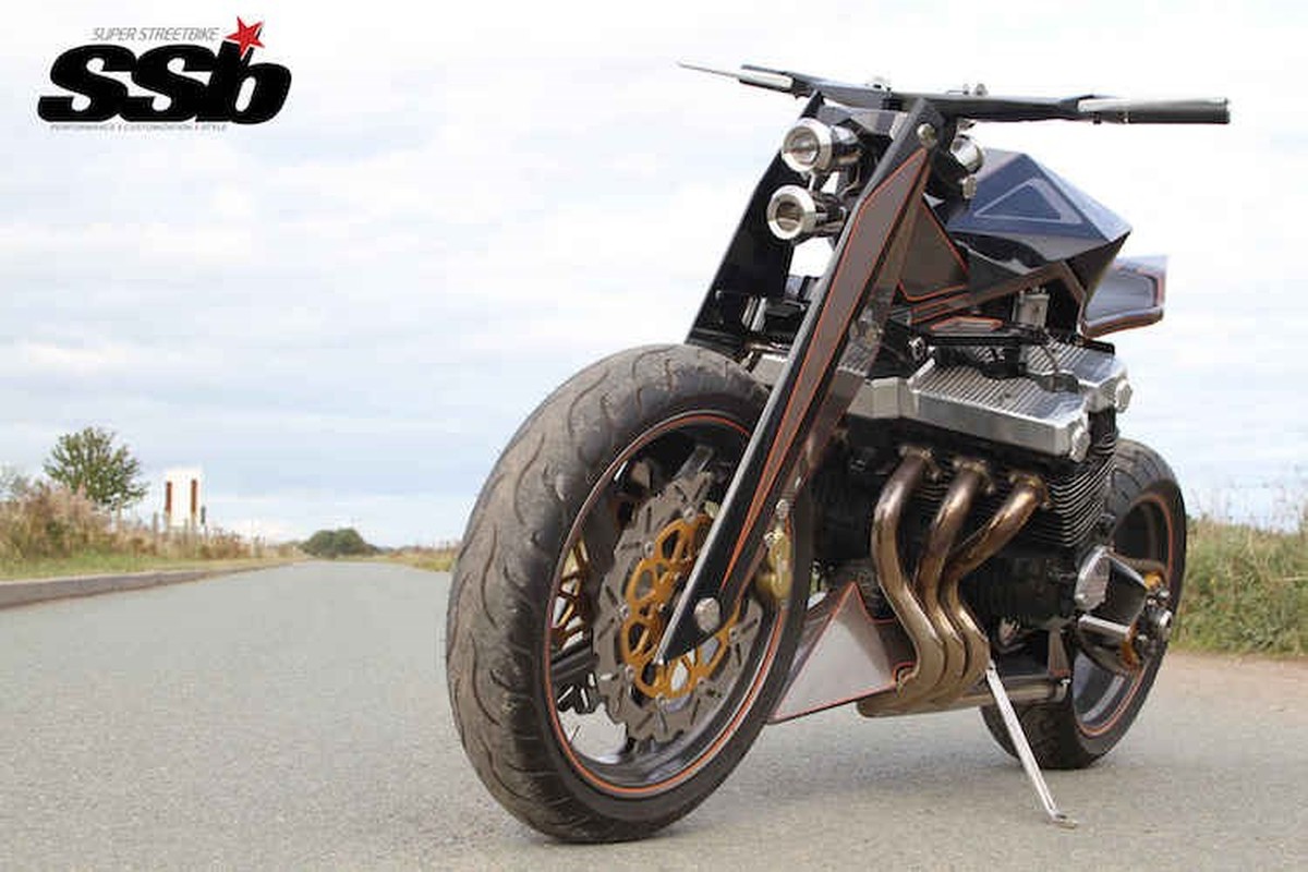 Sieu moto streetfighter “cuc khung” do tu Honda CBX1000