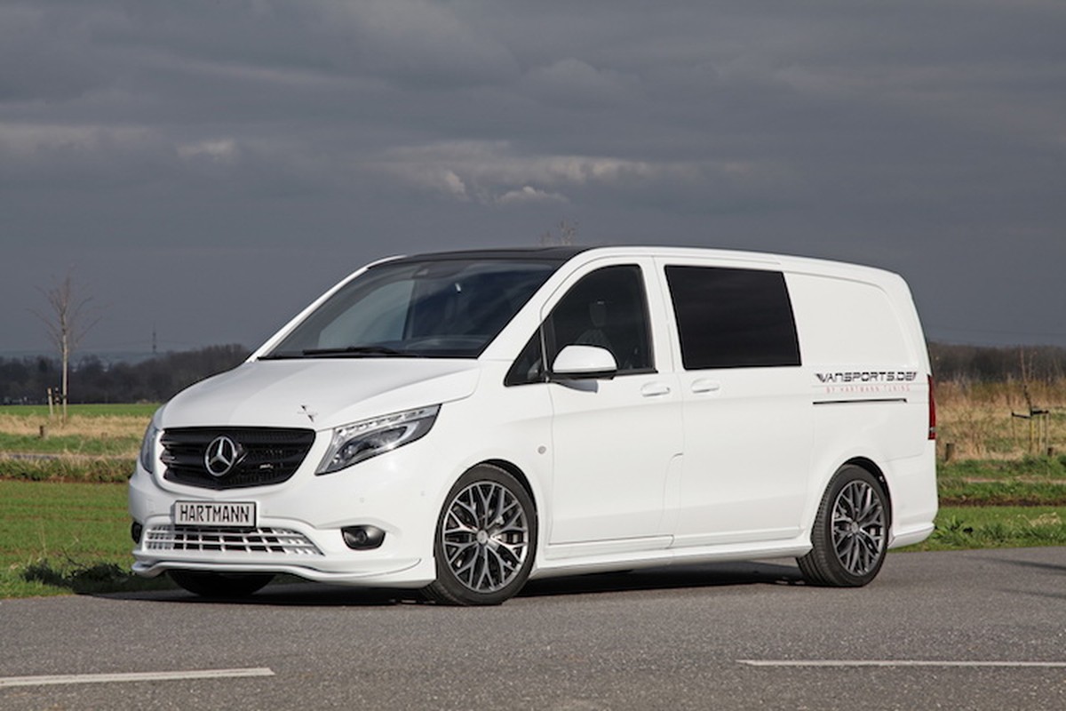 Xe Van Mercedes V-Class do sieu xe sang dang cap