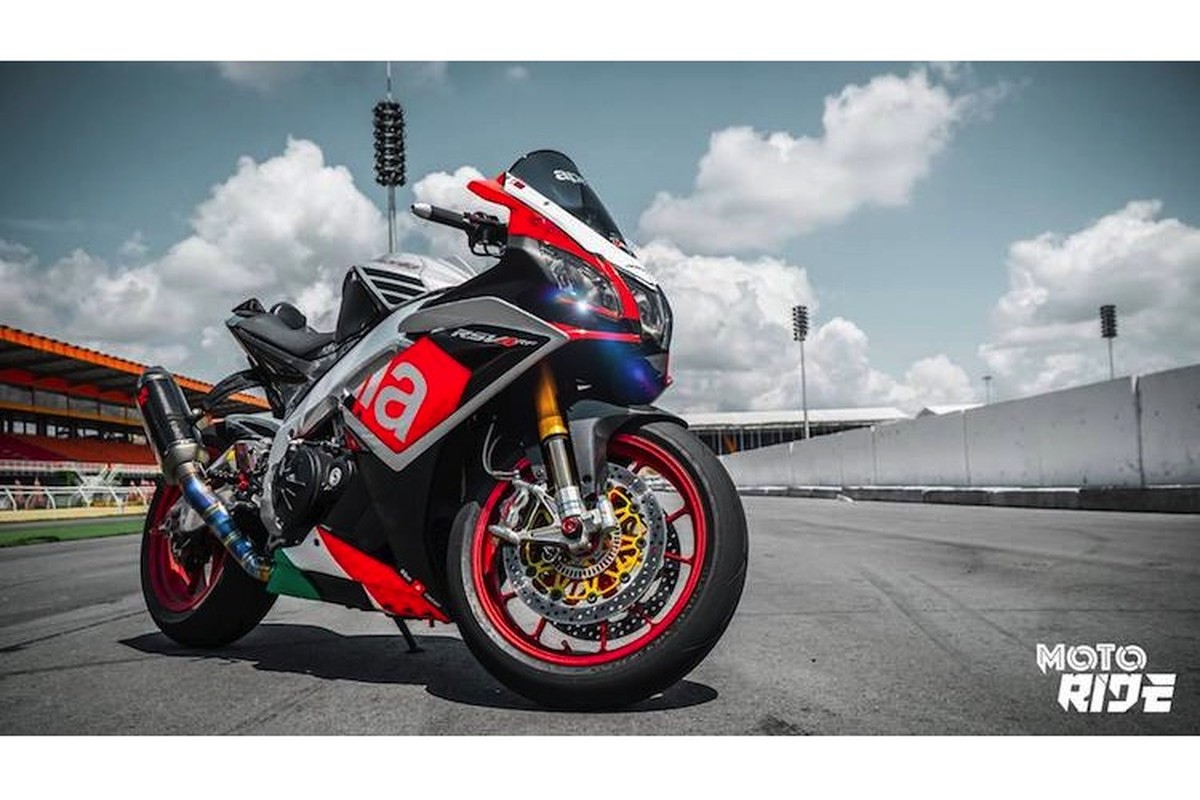 Sieu moto hang hiem Aprilia RSV4 RF do tai Sai Gon