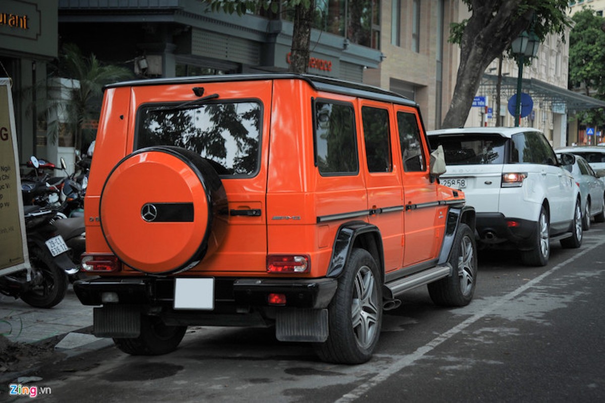 Mercedes G63 AMG tien ty, mau cam lan banh tai Ha Noi-Hinh-4