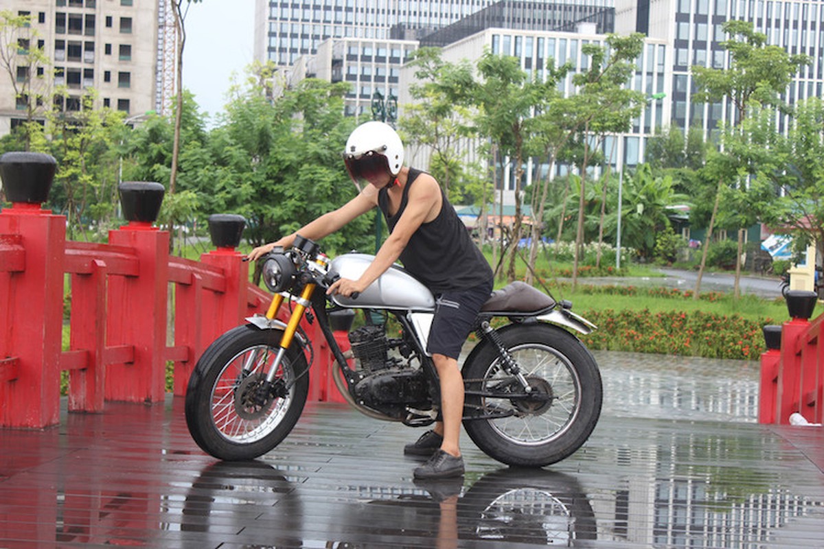 Suzuki GN125 do &quot;ngon, bo, re&quot; cua dan choi Ha Noi-Hinh-4