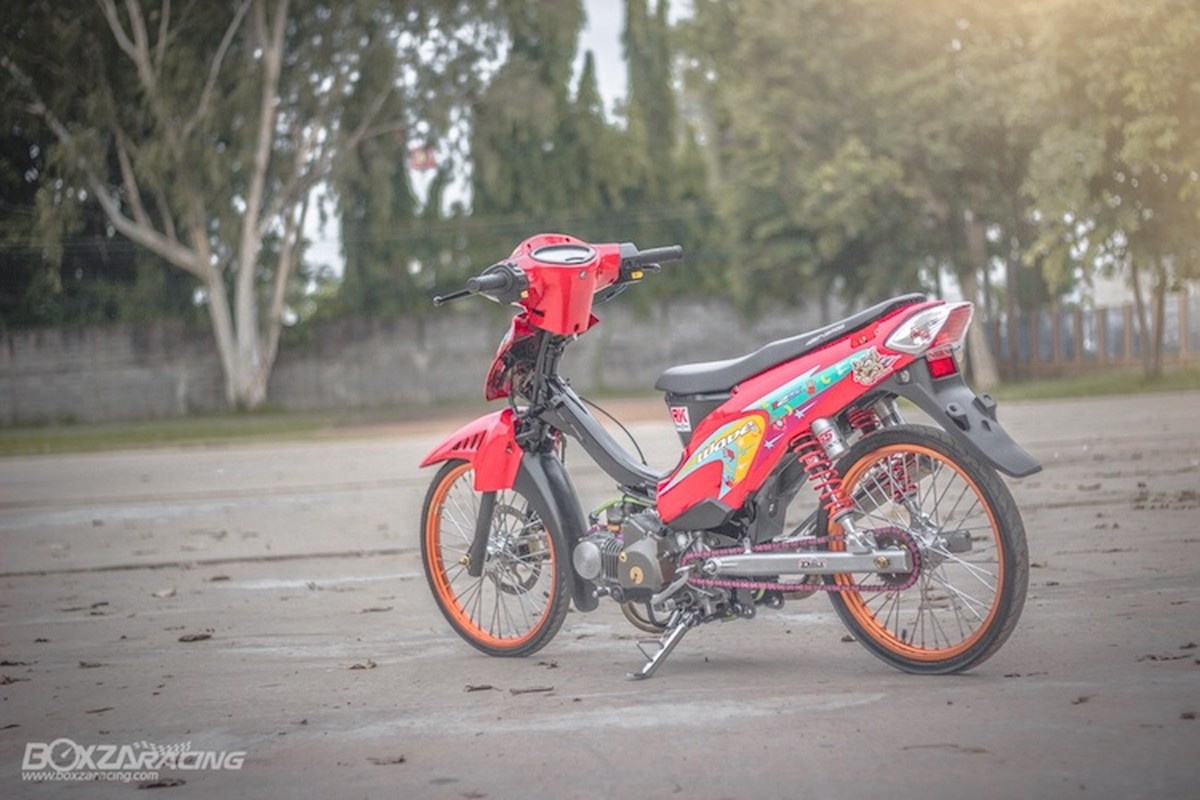 Honda Wave 125 do drag kieng, noi cong “sieu khung”-Hinh-9