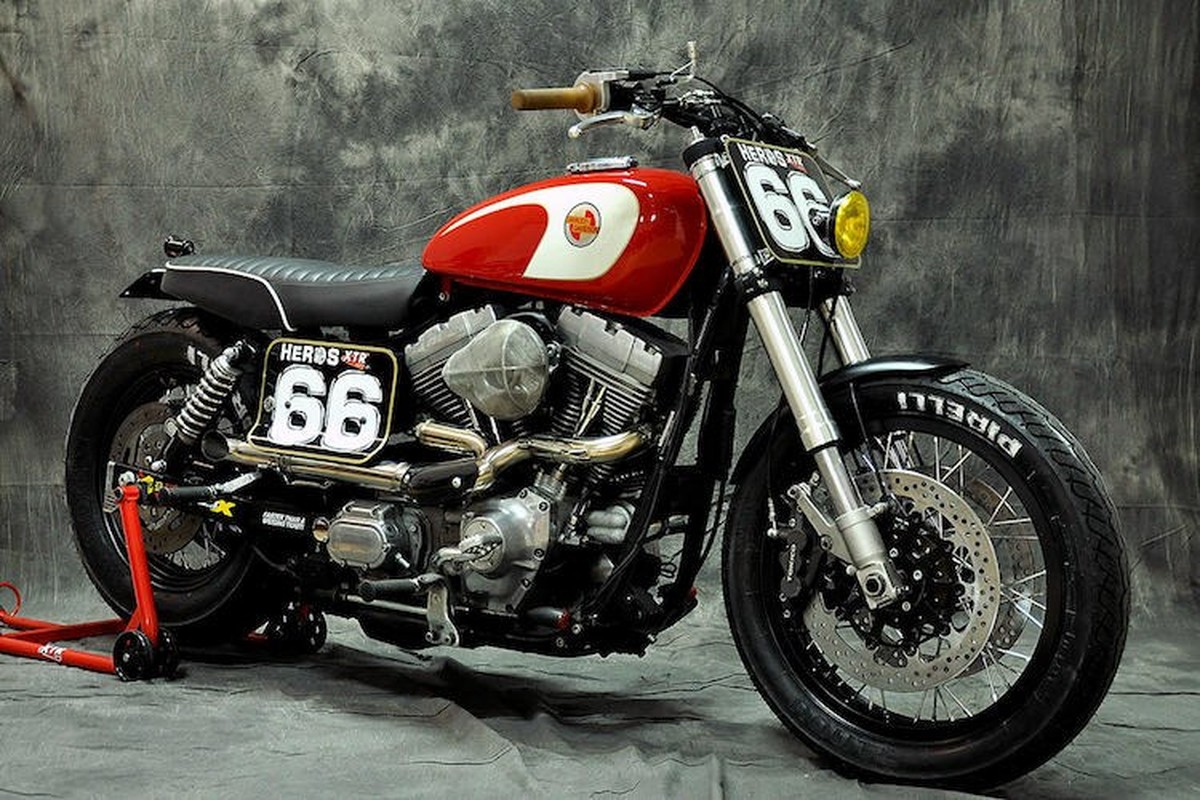 Harley-Davidson Dyna “lot xac” moto tracker duong pho-Hinh-9