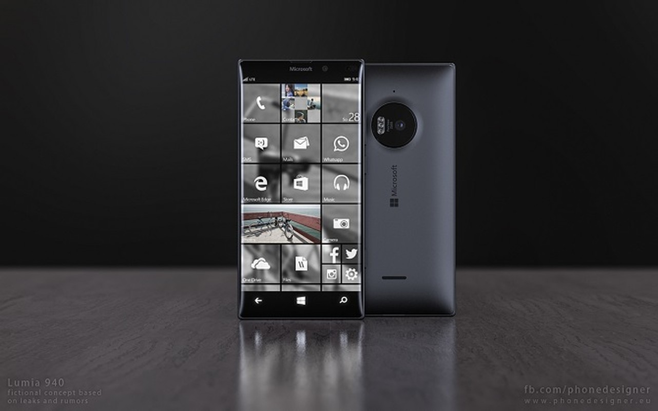 Lang ngam concept dien thoai Microsoft Lumia 940 kem Windows 10-Hinh-2