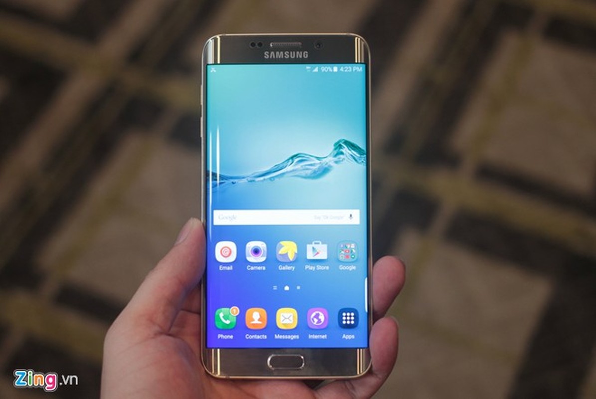 Anh thuc Samsung Galaxy S6 Edge+: Man hinh lon hon, them ban phim