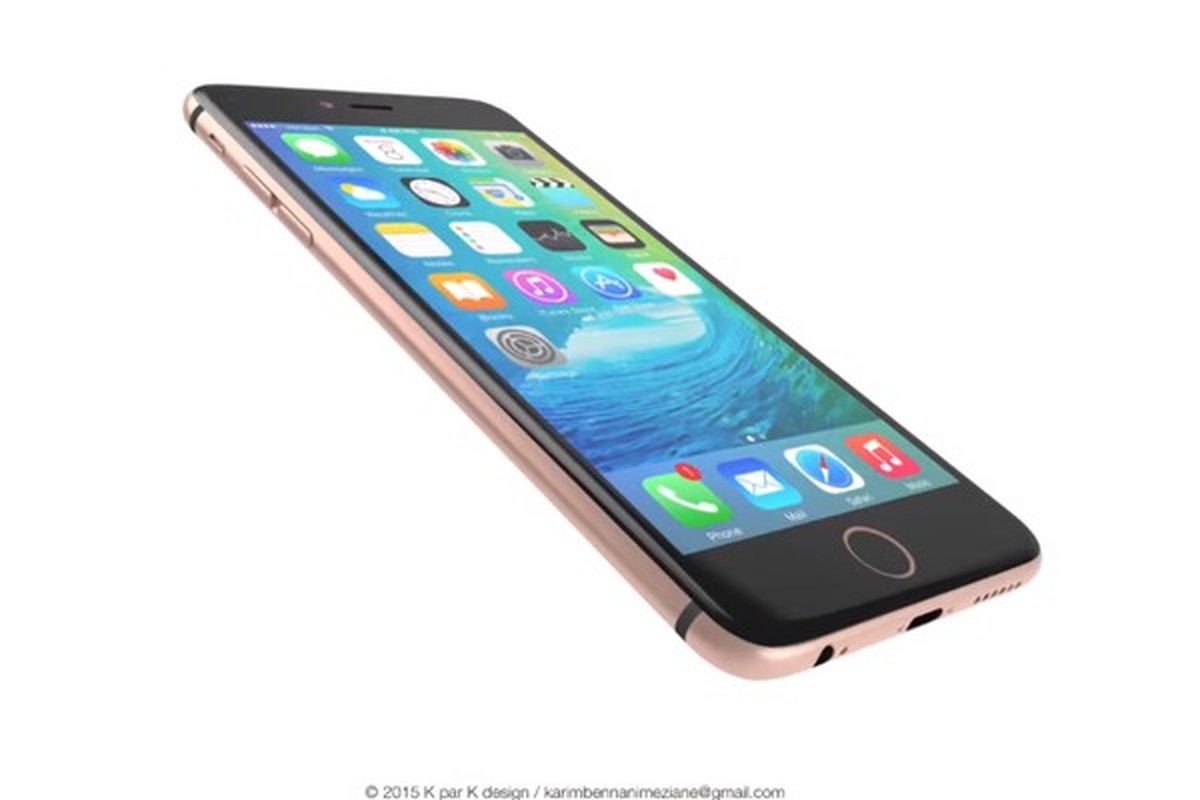 Ngam iPhone 6S phien ban vang hong chi em thich me