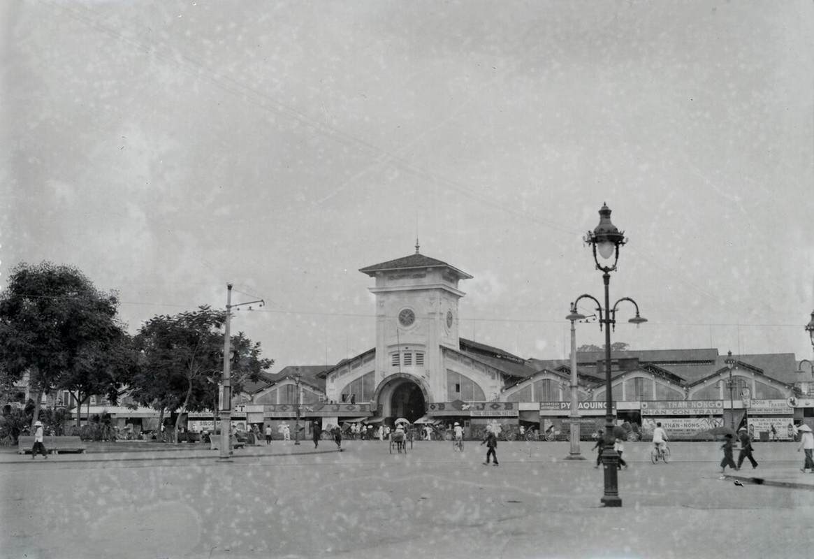 Anh cuc hiem ve cho Ben Thanh thap nien 1920