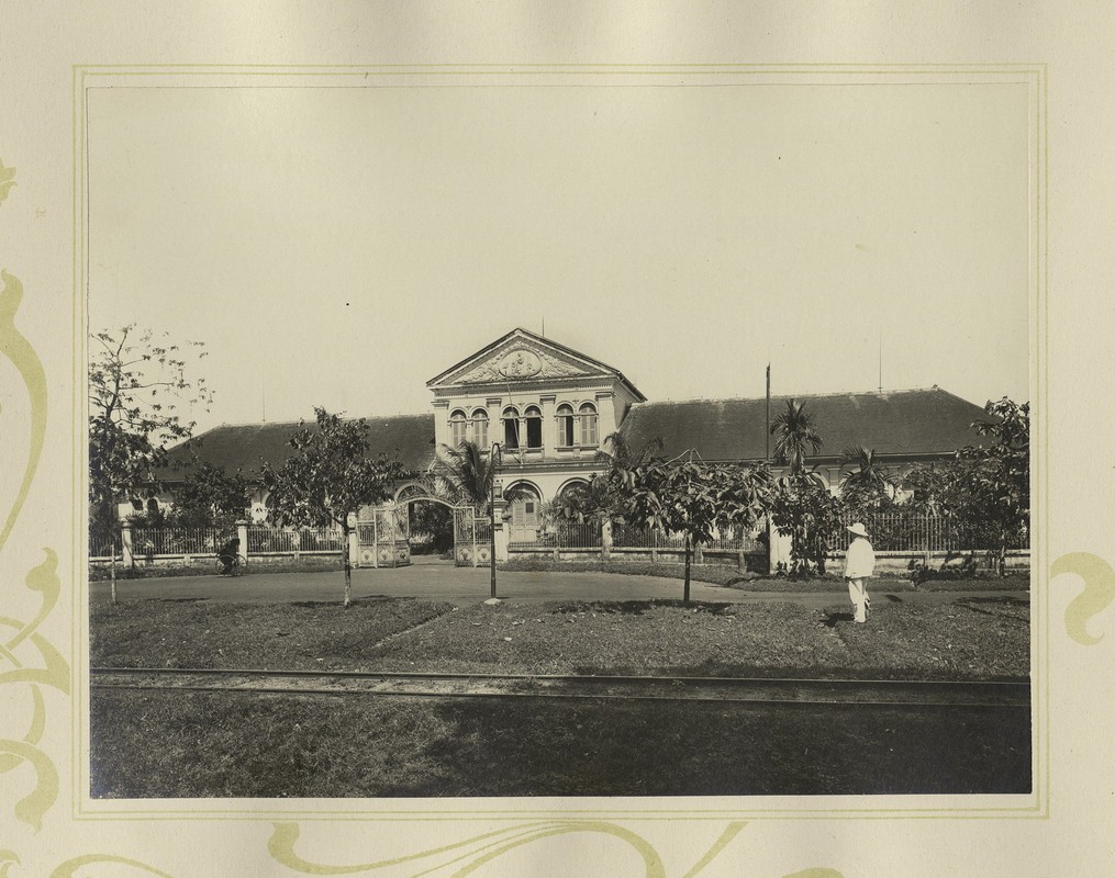 Tuyet dep kien truc Cho Lon 1909 trong album anh cua F. Drouhet-Hinh-3