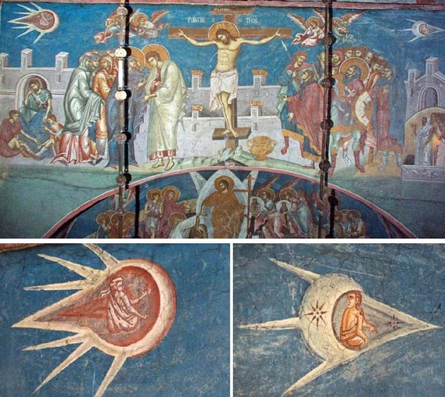 View - 	Ngỡ ngàng sự xuất hiện của UFO trong hàng loạt bức tranh cổ