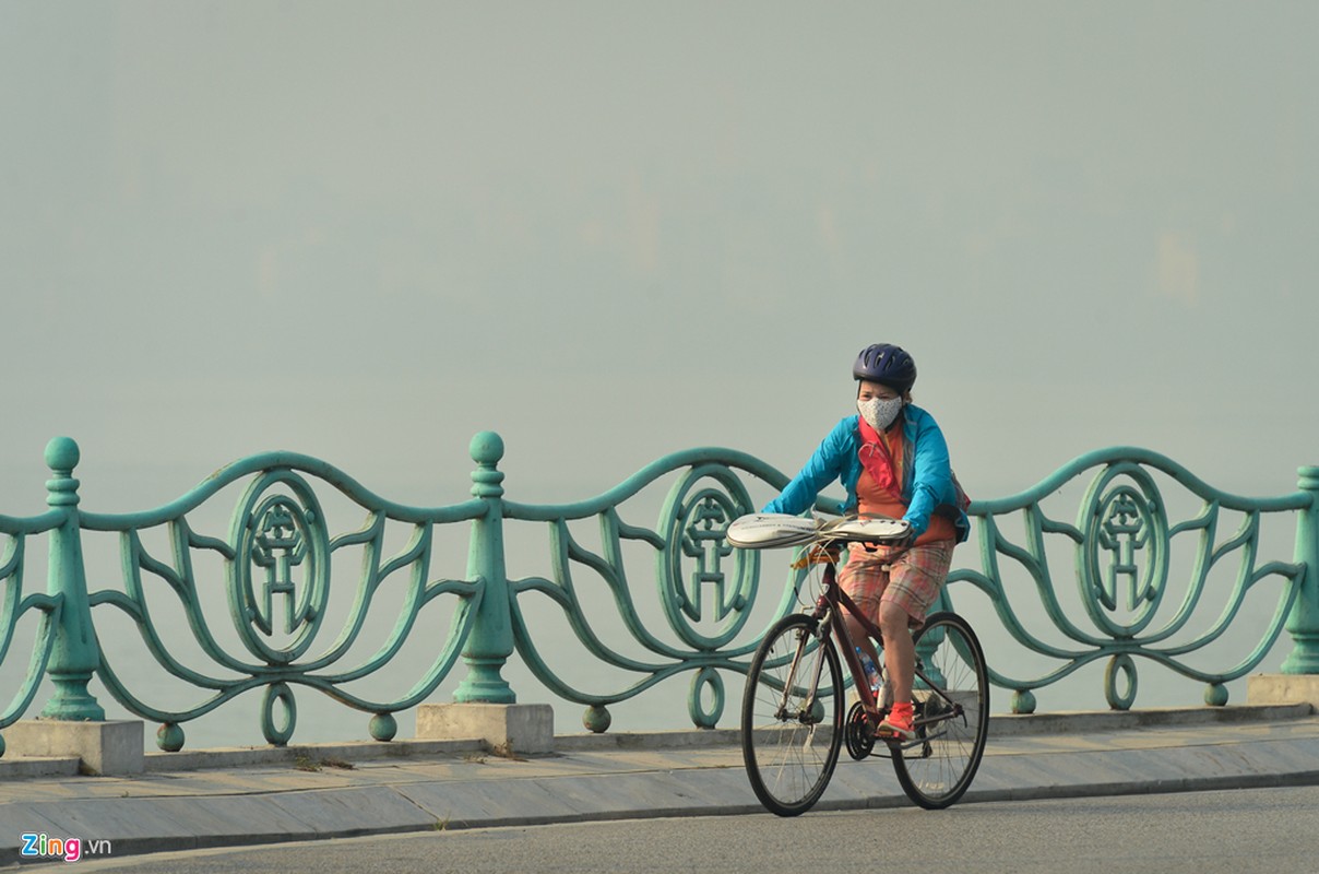 Chi so o nhiem khong khi cao ky luc, troi Ha Noi xuat hien 