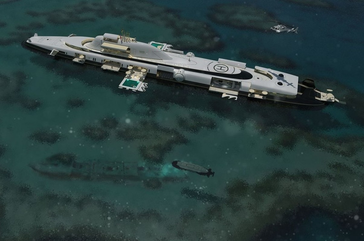 View - 	Cận cảnh siêu phẩm tàu ngầm hạng sang trị giá 2 tỷ USD
