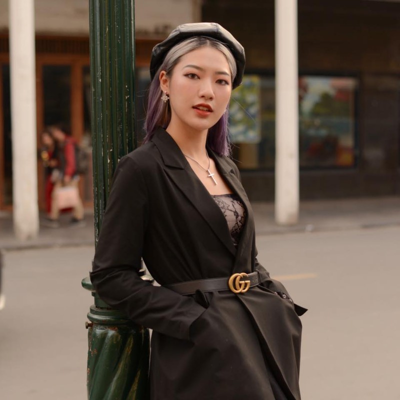 Nu sinh truong My thuat voi phong cach chuan fashionista-Hinh-5