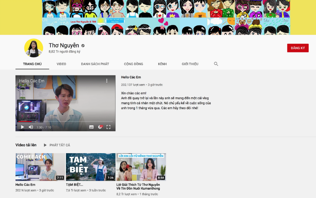 Kenh YouTube Tho Nguyen bat ngo “hoi sinh”, su that dang sau la gi?-Hinh-4