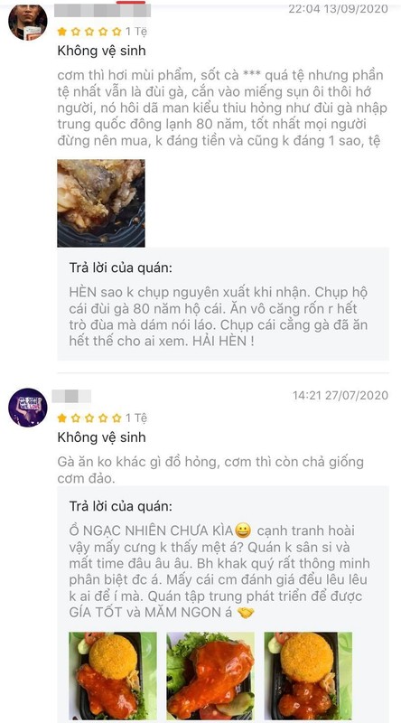 Bi danh gia 1 sao, tiem com ga dap tra khien netizen lac dau-Hinh-6