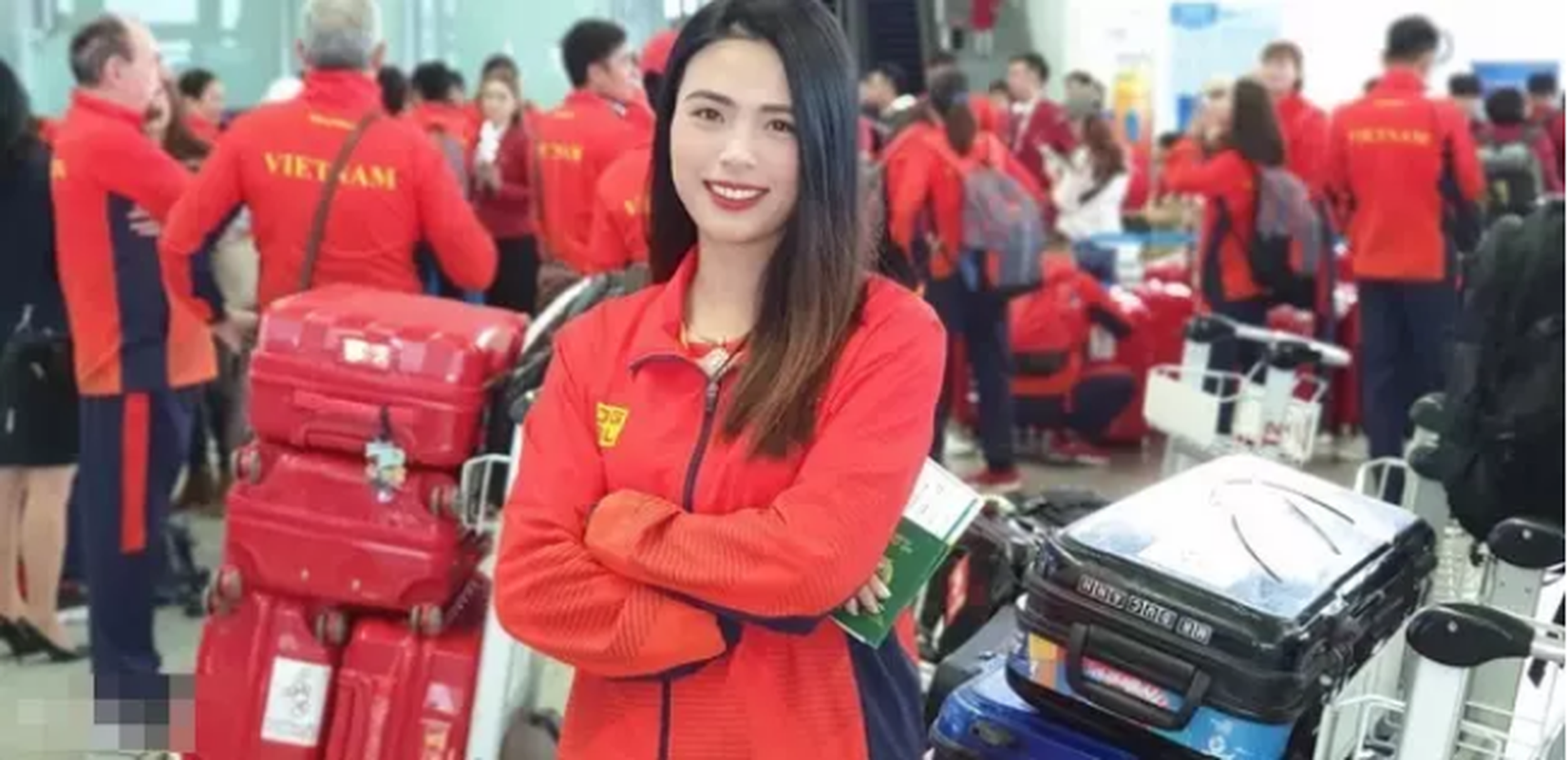 Nhan sac xinh dep cua nu cung thu Viet Nam tai SEA Games 31