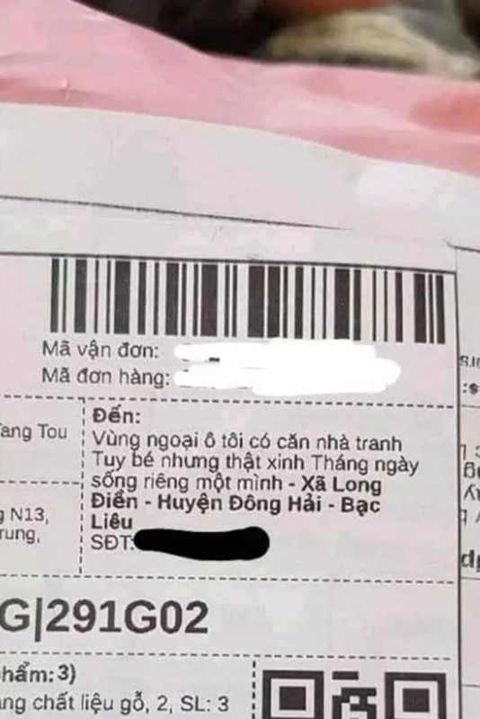 “Thanh san sale” ghi dia chi lam shipper meo mat-Hinh-11