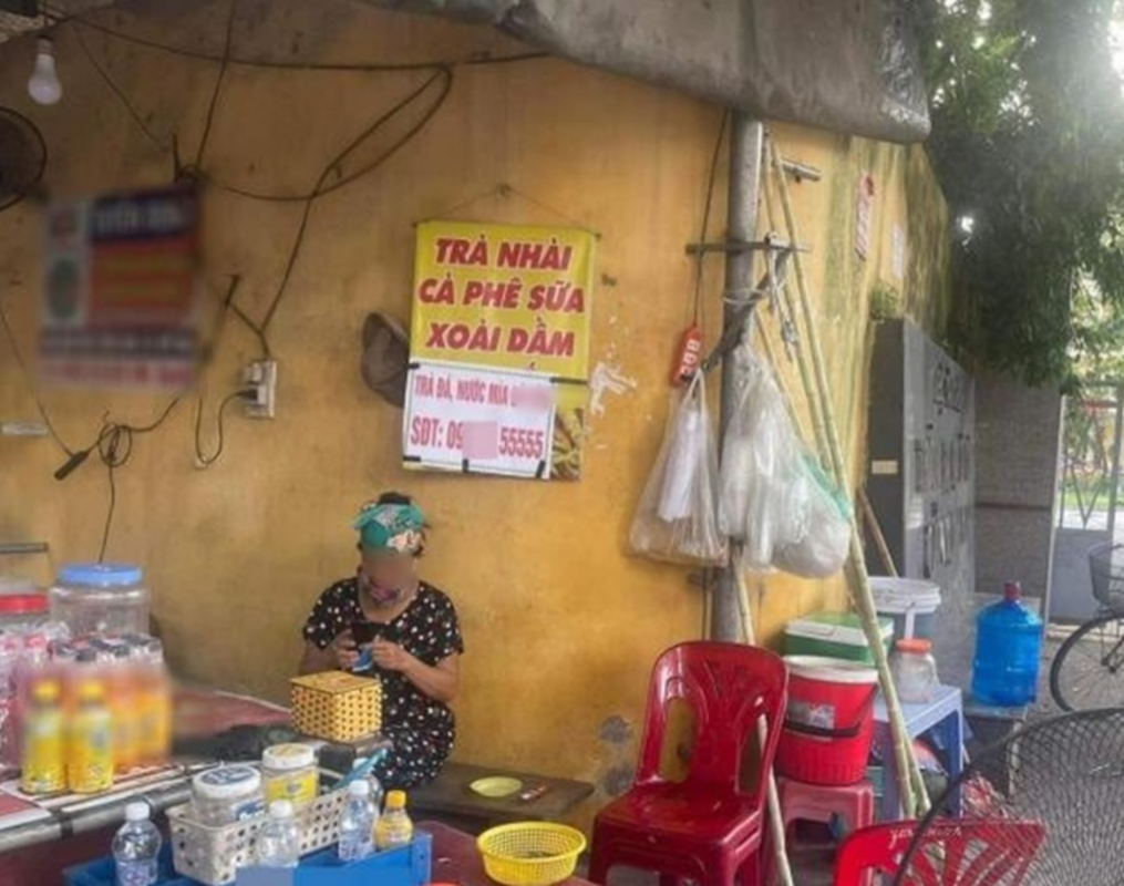 Ngoi ban tra da, cu ba khien netizen khang dinh “lam vi dam me“