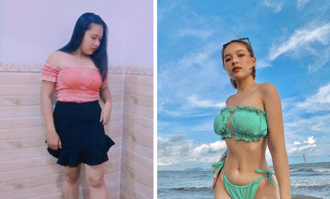 Hot girl Phu Yen dep nhu bup be nho giam 22kg gio ra sao?