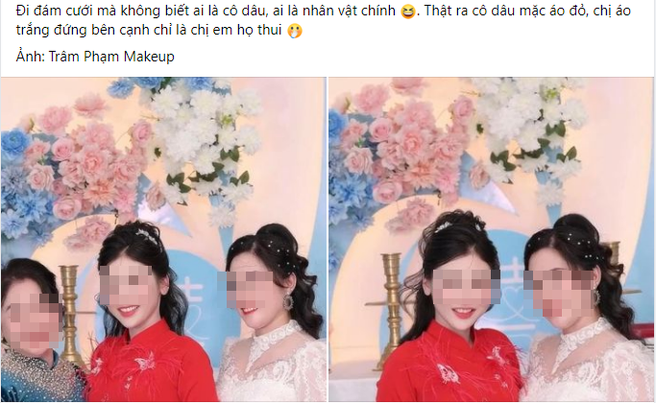 Co gai gay tranh cai khi an dien noi bat hon ca co dau