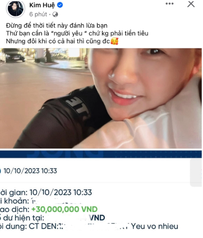 “Hoa khoi bong chuyen” Kim Hue khoe duoc ban trai giau mat chuyen khoan-Hinh-3