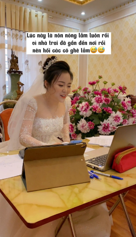 Khoanh khac hai huoc cua co dau vua chay dam cuoi, vua chay deadline-Hinh-3