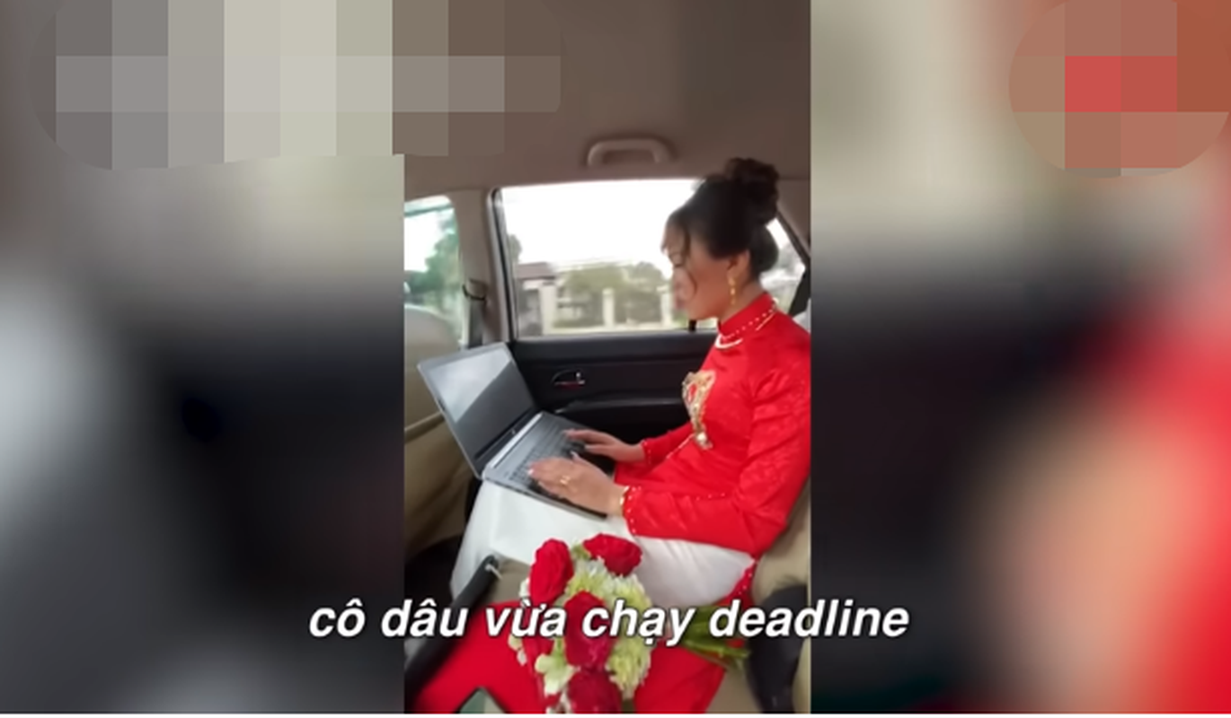 Khoanh khac hai huoc cua co dau vua chay dam cuoi, vua chay deadline-Hinh-5