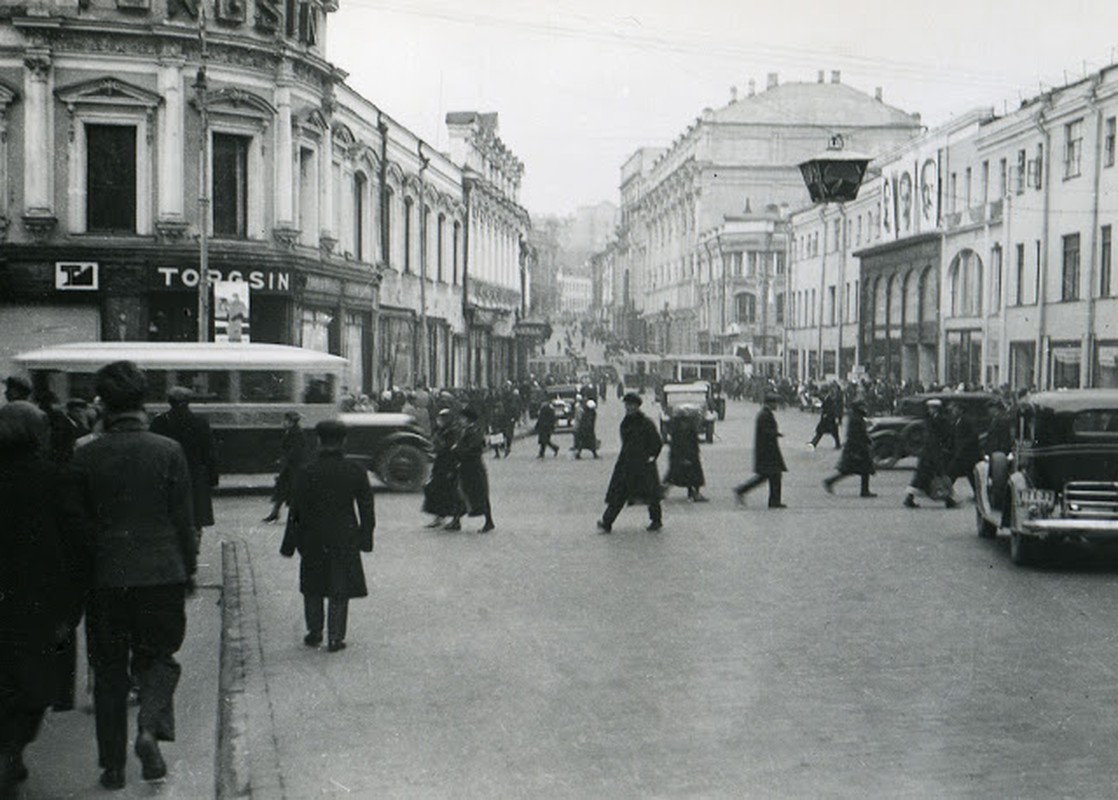 Hinh anh duong pho Moscow thoi Lien Xo nam 1935