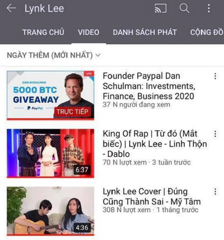 Ly Hai, Ho Quang Hieu bi hack kenh YouTube de quang cao bitcoin-Hinh-9