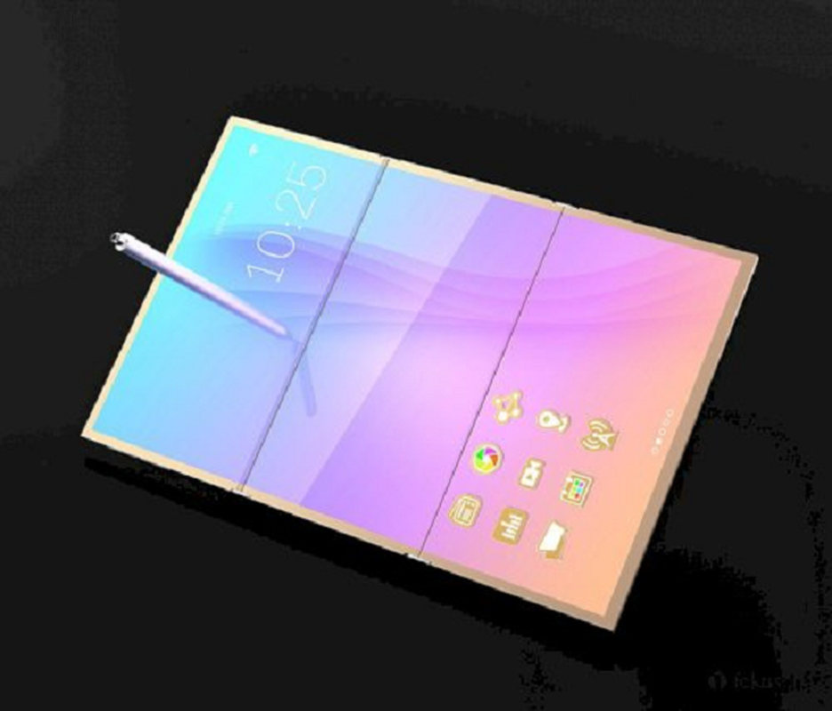 Soi can canh tablet ba man hinh gap cua Samsung sap ra mat-Hinh-6