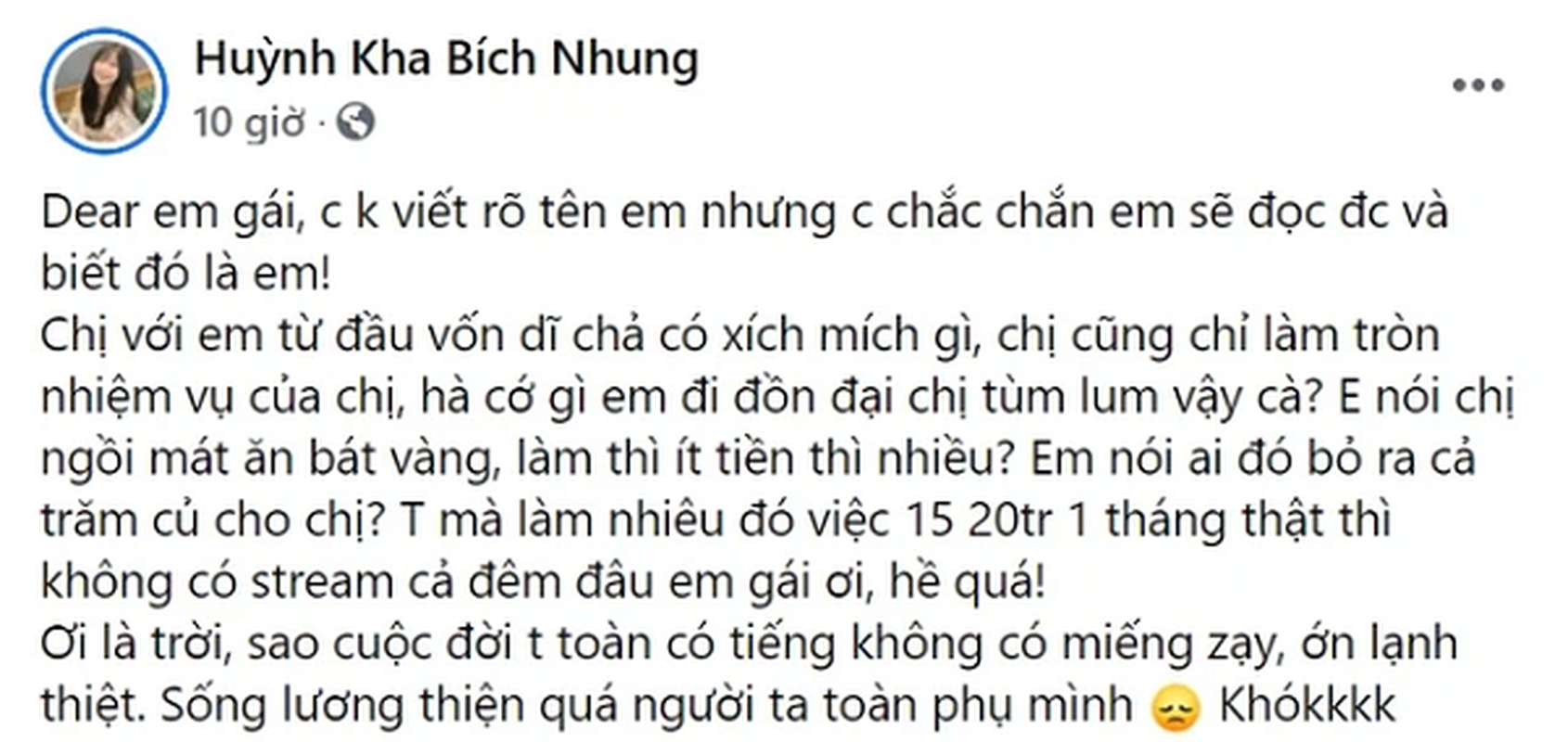 Nu game thu Viet dan mat dan em vi dung chuyen bao nuoi