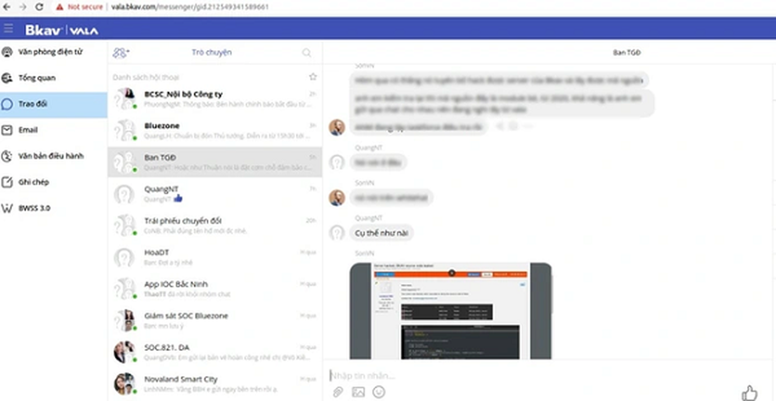 Tin nhan noi bo cua lanh dao Bkav bi hacker rao ban tren mang-Hinh-2