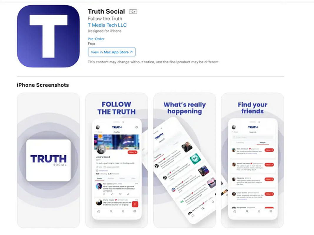 Canh tranh voi Big Tech, ong Trump ra mat mang xa hoi moi “TRUTH Social