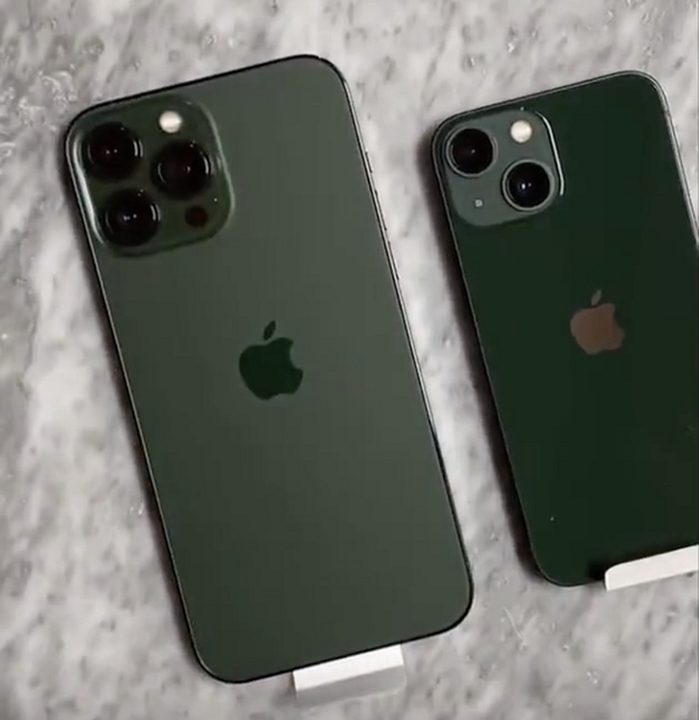 Anh thuc te iPhone 13 mau Alpine Green khien iFan khong the roi mat-Hinh-8