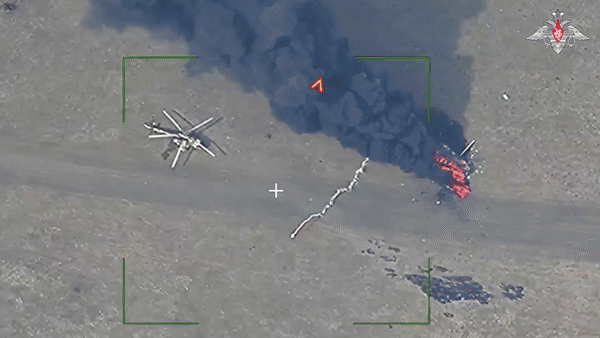 View - 	 Nga đột kích chính xác, phá hủy hai trực thăng Mi 8